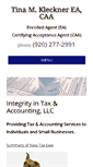 Mobile Screenshot of integrityintaxllc.com